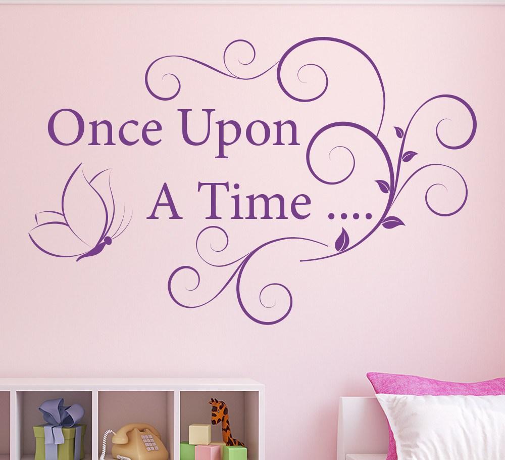 Once upon a time wall sticker image 0