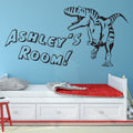 Dinosaur Wall Sticker - Personalised T-Rex Decal image 0