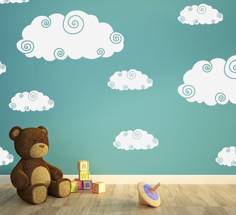 Cloud Wall Stickers Pack of 10 Clouds image 1