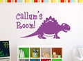 Cute Dinosaur Stegosaurus Wall Sticker Personalised image 0