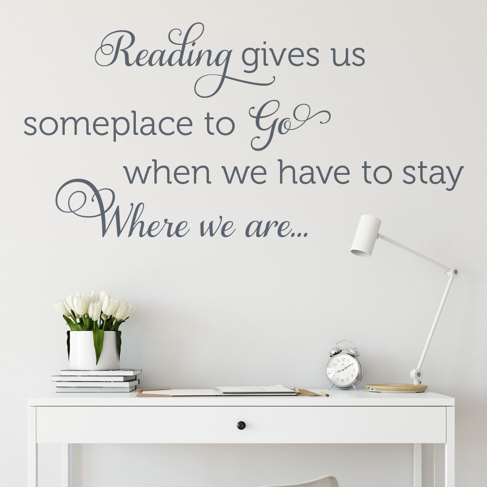 Reading Gives Us Someplace To Go Wall Sticker image 1