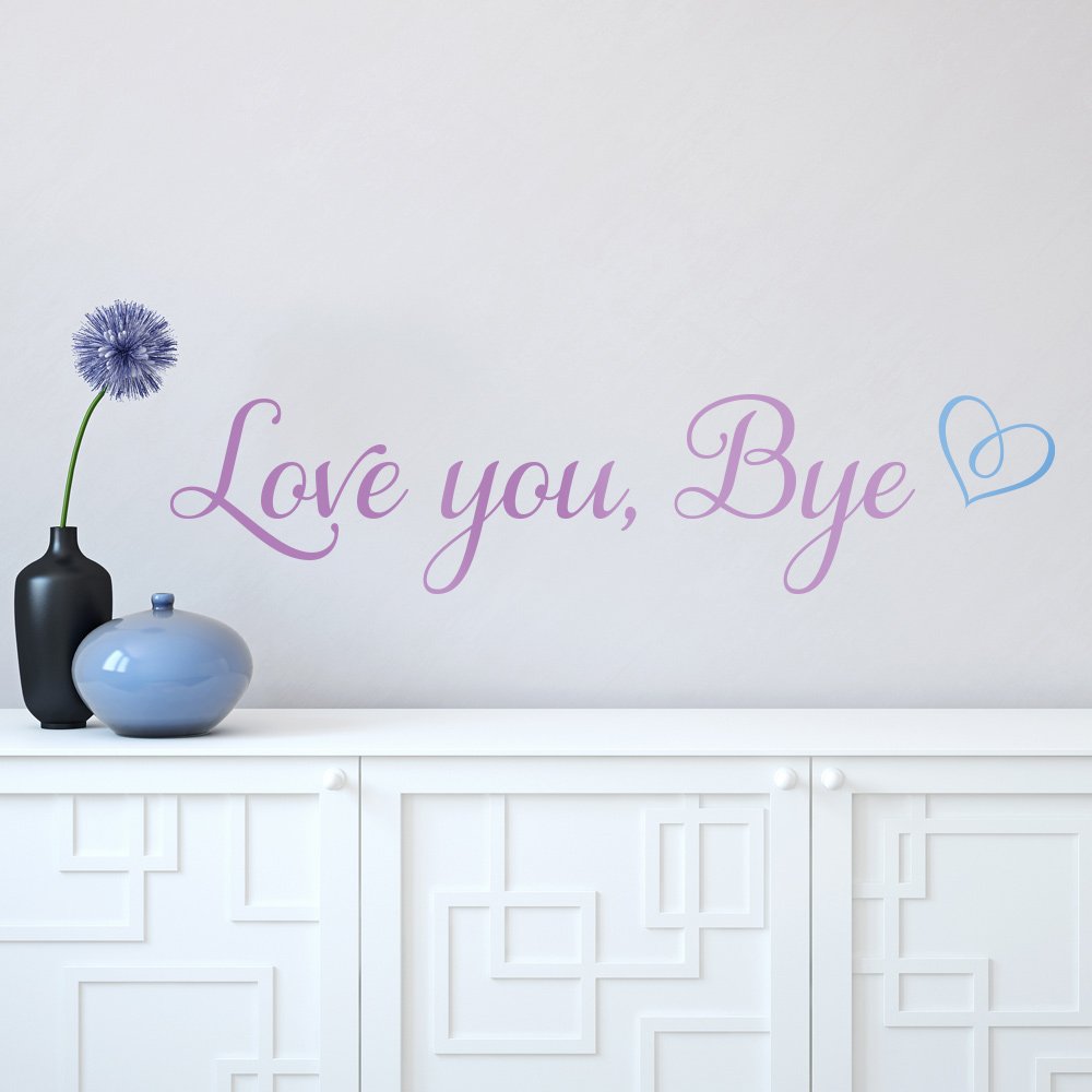 Love You, Bye Wall Sticker Sign image 2