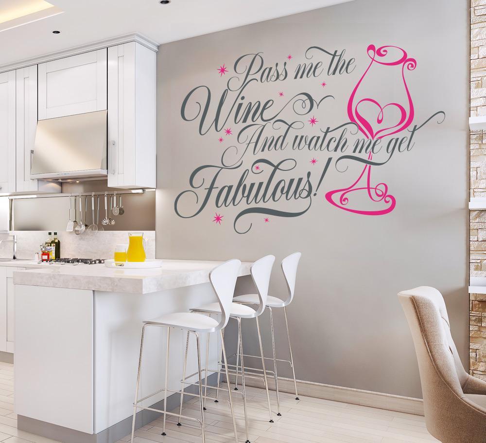 Pass me Prosecco and watch me get fabulous Wall Sticker image 4
