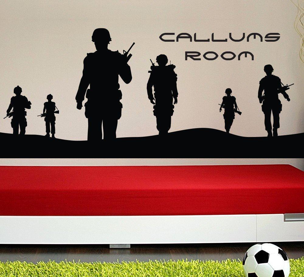 Army Men Wall Sticker Personalised image 0