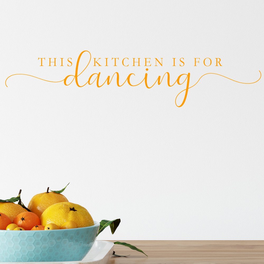 Kitchen is for Dancing Wall Sticker image 1
