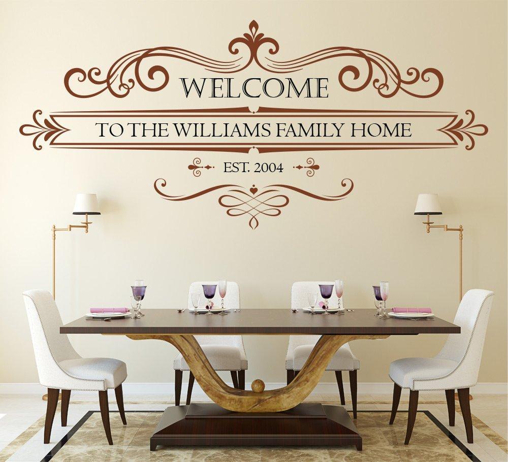 Family Welcome Est Wall Art Sticker image 0