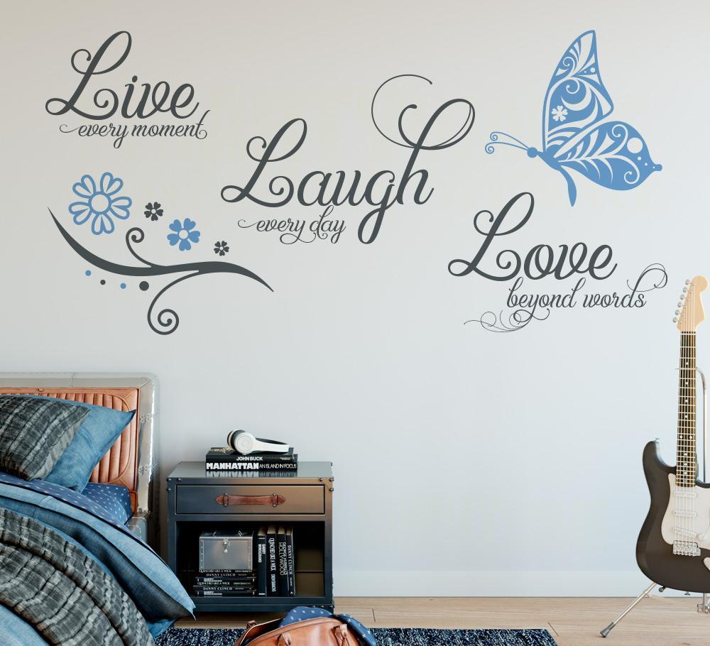 Live Laugh Love Wall Art Sticker image 0