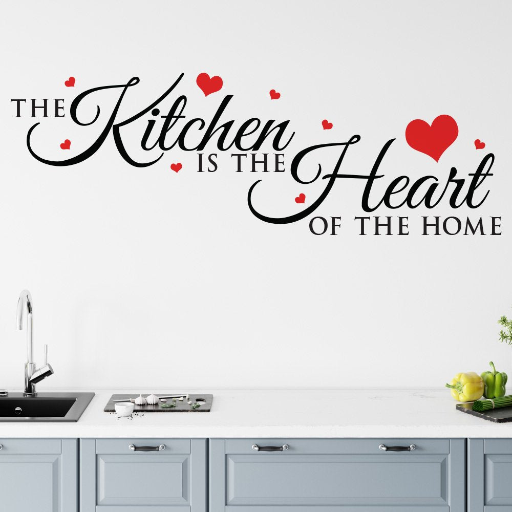 Kitchen is the heart of the home Wall Sticker image 0