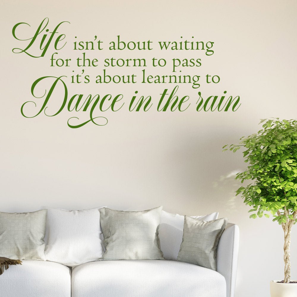 Dance In The Rain Wall Art Sticker image 2