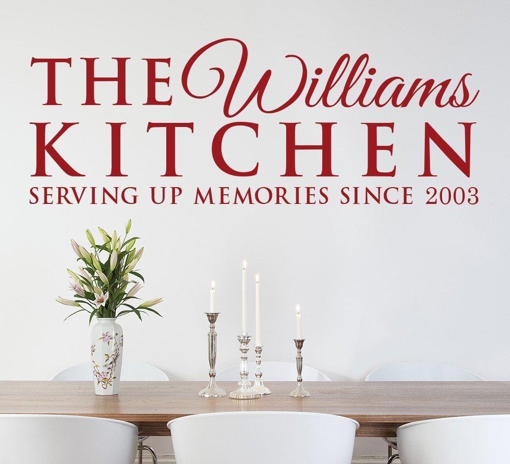 Serving Memories Kitchen Wall Art Sticker image 0
