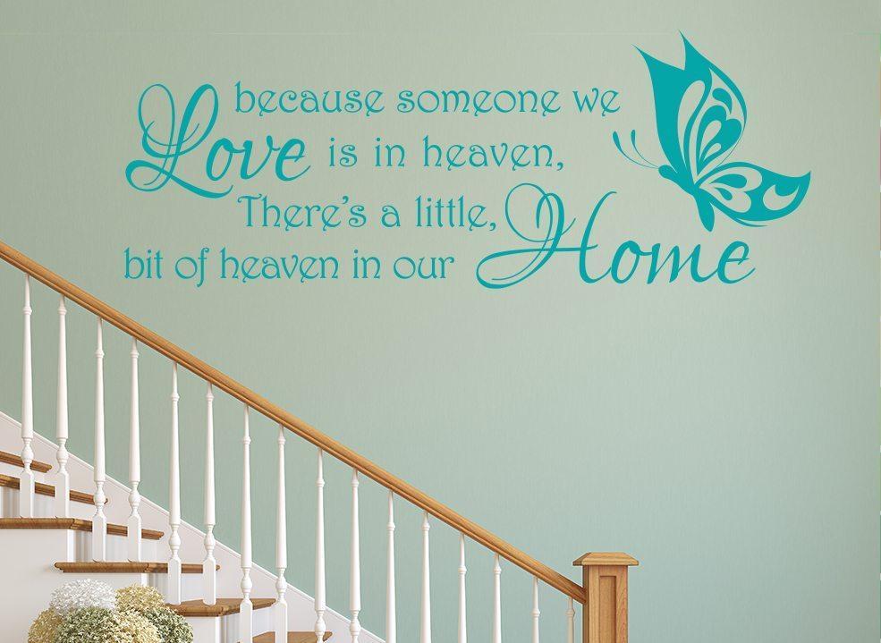 Heaven In Our Home Wall Art Sticker image 0