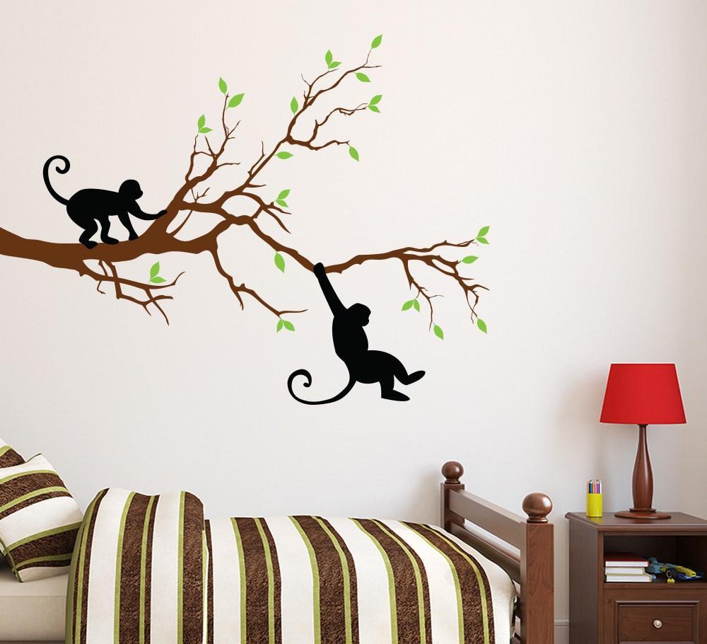 Monkey In The Tree Wall Art Sticker image 0