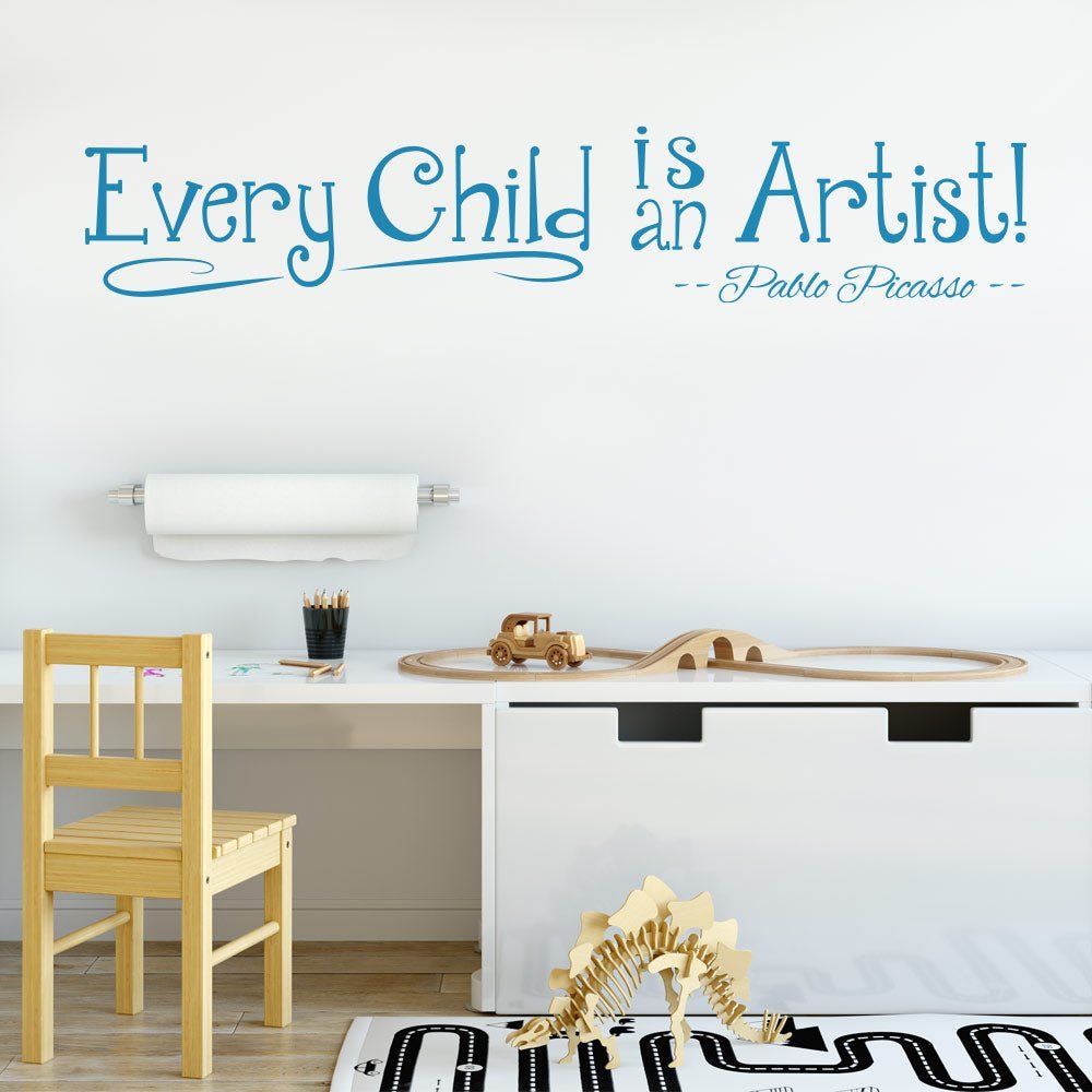 Every Child Is An Artist Wall Art Sticker image 0