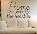 Home is where the heart is wall sticker image 0